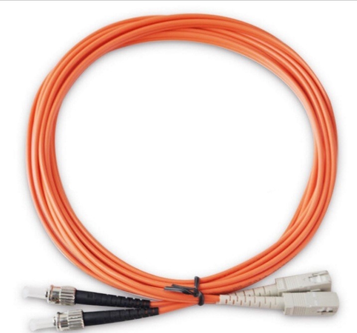 SC to LC fiber patch cord jumper cable multimode 62.5//125 OM1 duplex 5m length
