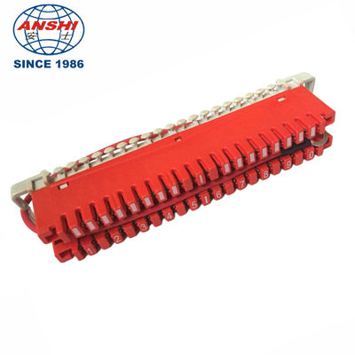 10 pair back mount LSA earth Krone connection module with earth grounding cable
