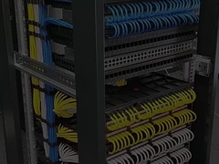 ชนิดช่องค่าย การบริหารเคเบิล ตู้จัดการเคเบิล 24 ท่า สําหรับ Rack / Cabinet ศูนย์ข้อมูล