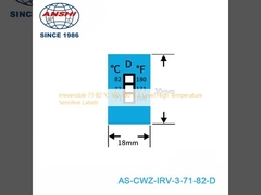 ไม่กลับคืนได้ 71-82 °C 160-180 °F 3 ระดับ อุณหภูมิสูง