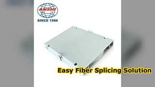 ANSHI 12 Core Fiber Optic Splice Tray ติดตั้งง่าย
