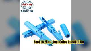 ตัวเชื่อมต่อไฟเบอร์ LC ที่รวดเร็วสำหรับโครงการ FTTH