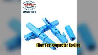ตัวเชื่อมต่อไฟเบอร์ออปติกที่รวดเร็วไม่มีกาวไม่มีโซลูชัน FTTH ของโปแลนด์