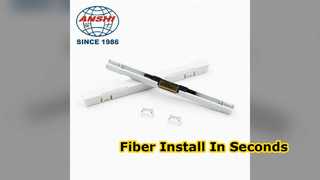 ติดตั้งตัวเชื่อมต่อไฟเบอร์ FTTH ที่รวดเร็วในไม่กี่วินาที