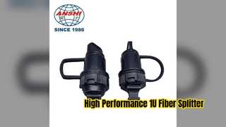 1U Rack Mount PLC Splitter โซลูชันไฟเบอร์ประสิทธิภาพสูง
