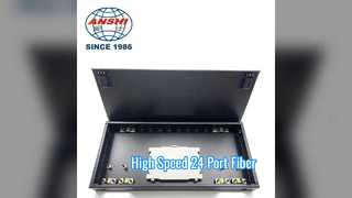 แผงแพทช์ไฟเบอร์ออปติก 24 พอร์ตสำหรับโซลูชั่นเครือข่าย FTTH