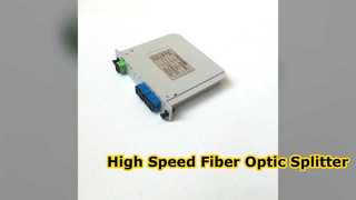 ตัวแยก PLC ไฟเบอร์ออปติก 1x8 ประสิทธิภาพสูงสำหรับ FTTH