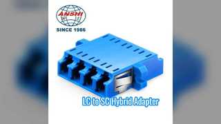 LC ถึง SC Hybrid Fiber Optic Adapter Coupler ประสิทธิภาพสูง