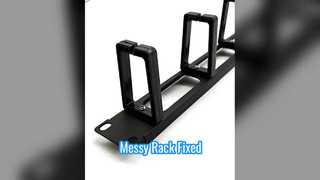 ตัวจัดการสายเคเบิลแบบแร็ค 1U เครือข่ายที่สะอาด