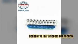 XL 011L 10 คู่โมดูล LSA PLUS PCB การตั้งค่าโทรคมนาคมที่เชื่อถือได้
