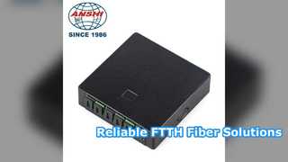 กล่องแยก PLC ไฟเบอร์ออปติก FTTH ประสิทธิภาพสูง FTTH