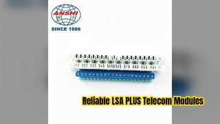 โมดูลโทรคมนาคม LSA PLUS 10 คู่ การเชื่อมต่อที่เชื่อถือได้