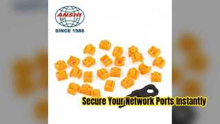 ปลั๊กกันฝุ่นล็อคพอร์ต RJ45 รักษาความปลอดภัยพอร์ตเครือข่ายของคุณ