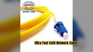 สายแพทช์อีเธอร์เน็ต Cat6 ความเร็วสูงระบบเครือข่ายที่เชื่อถือได้