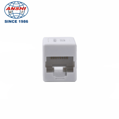 Rj45 Inline Keystone Coupler ขนาดเล็ก Cat5e Cat6 Cat6A Utp