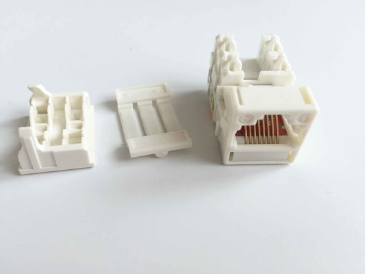 Unshielded 90 Degree Rj45 Keystone Jack CAT5E UTP Jack Outlet 8P8C Commscope Standard
