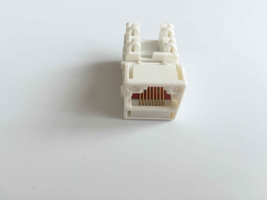 Unshielded 90 Degree Rj45 Keystone Jack CAT5E UTP Jack Outlet 8P8C Commscope Standard