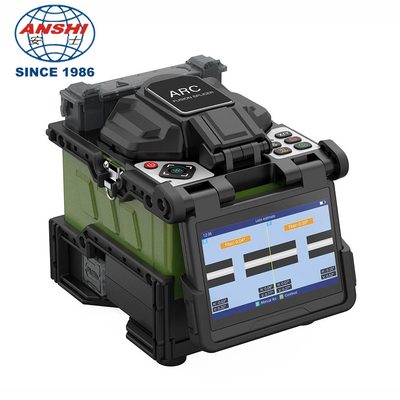 ANSHI Trunk Optical Fiber Fusion Splicer 8 - 16 Mm