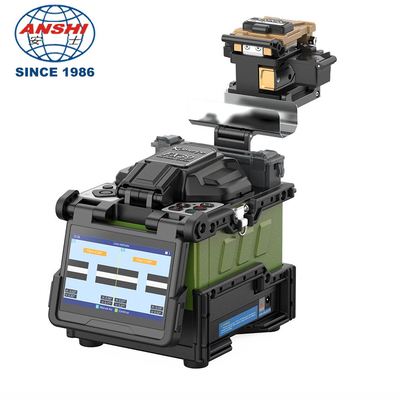 ANSHI Trunk Optical Fiber Fusion Splicer 8 - 16 Mm