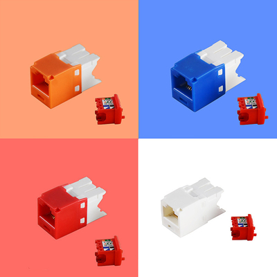 Cat5e Modular Jack Utp Rj45 Keystone Jack RJ45 CAT5E Network Coupler Network Keystone Jack UTP Unshielded