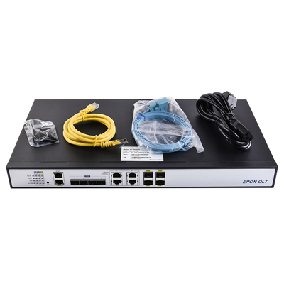 AS-OLT-04A GPON OLT Supports 1/64 Split Ratio Can Access 256 ONU Users At The Same Time