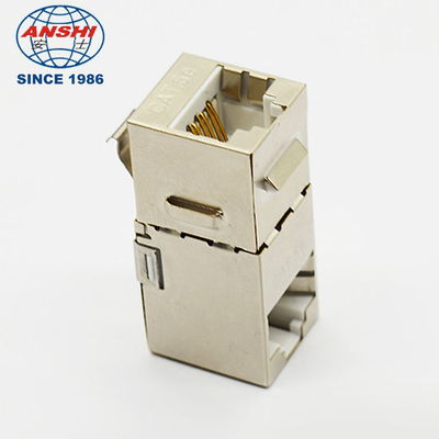 CAT5E CAT6 STP Keystone Jack Right Angle Cat6 Shielded Inline Modular