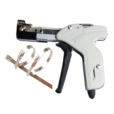 Professional Screw Type Cable Tie Pliers and Stainless Steel Banding Gun Tool for Cable Tie Range 1