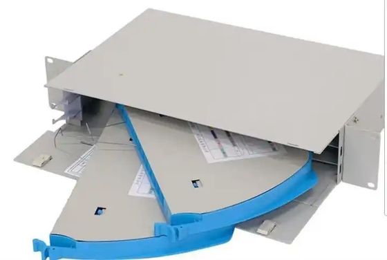 ODF Optical Distribution Frame 24 Cores Rotatary For Telecommunications