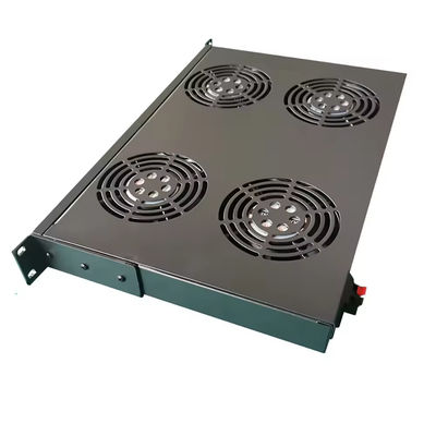 Rack Mounted 2 Cooling Fan 4 Fan Unit Network Cabinet