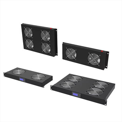 Rack Mounted 2 Cooling Fan 4 Fan Unit Network Cabinet