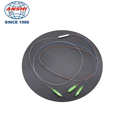 1x2 SC/APC PLC Fiber Optic Splitter for FTTH Networks with Compact Design