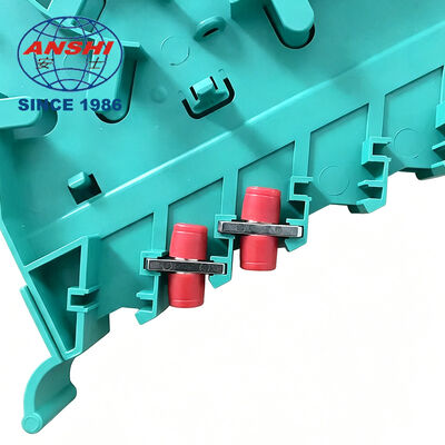 24 Core Fiber Optic Splice Tray, Integrated SC FC Connector, Telecom Grade 24C ODF Splice Tray Without Jumper