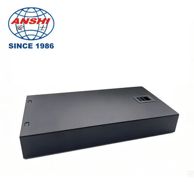 8 Core Indoor Metal Fiber Optic Distribution Box Uncut Cable PO Fiber Optic Patch Panel Type