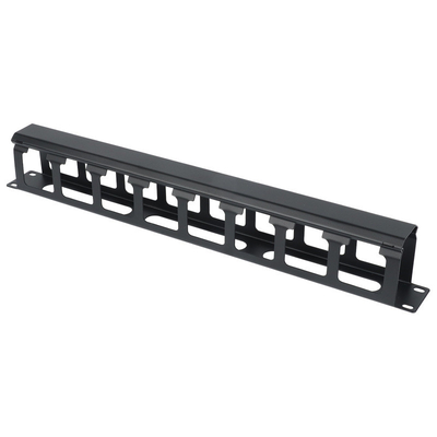 ANSHI 19 นิ้ว 1U 8 Port การจัดการเคเบิลโลหะ XL-4020-3A-A