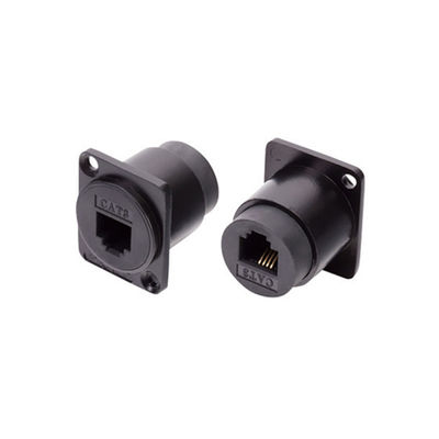 RJ45 D type CAT5E UTP keystone jack Toolless female jack panel mount telecommunications 