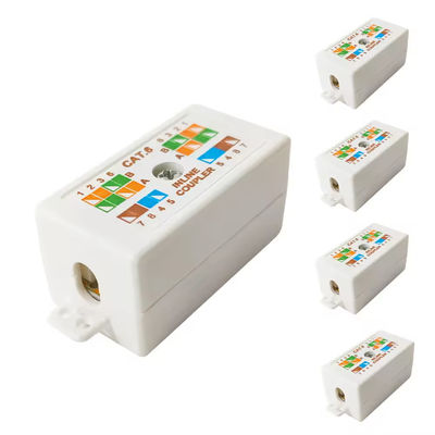 CAT6 CAT5E IDC 4 Pair/8 Way Junction Box 8P8C - เครื่องเชื่อมสายเคเบิลในสาย - โซกิตปลายทาง