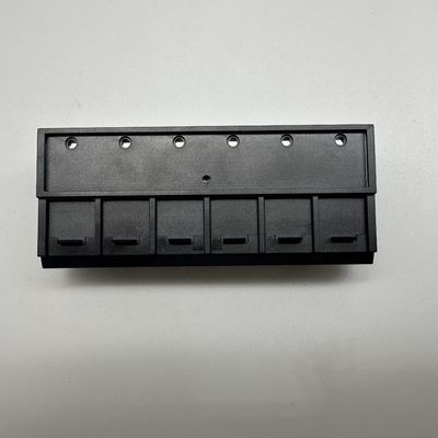 อะแดปเตอร์แผงด้านหน้า 6 ช่อง RJ45 Keystone UTP สำหรับแผงแพทช์