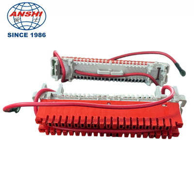 ABS / PBT โมดูล KRONE LSA Plus 10 คู่โมดูล Earth สำหรับการสื่อสารโทรคมนาคม