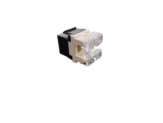 แจ็คคีย์สโตน RJ45 180 องศา CAT6/CAT6A UTP สำหรับการเชื่อมต่อเครือข่ายที่เชื่อถือได้