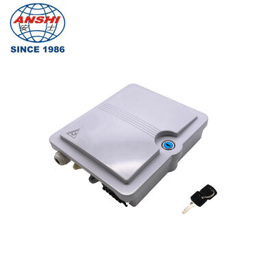 12-Core Fiber Optic Distribution Box with LC Simplex Adapters & IP65 Protection for FTTH Applications