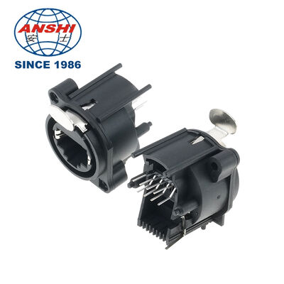 โซกิตรับน้ํากันน้ําแบบ D-Type RJ45 เพศหญิง Dual Port Feed-through Socket, 8P8C เอเธิร์นเทิร์นแอดป์เตอร์เคเบิล