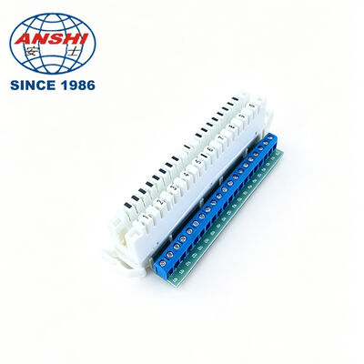10 คู่ โมดูล LSA-PLUS 20 ขั้ว ขั้วต่อโทรศัพท์ PCB ขั้วต่อ XL-011L ABS Back Profile Mount Plugboard อุปกรณ์โทรคมนาคม