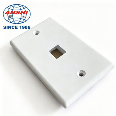 สมาตรฐานสหรัฐอเมริกา 1 ถึง 6 ผนังแก๊ง, ผนังหน้าปิดเครือข่าย Outlet Retardant ABS