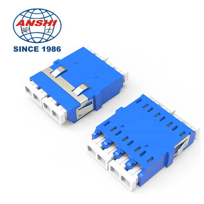 คุณภาพสูง LC APC ไฟเบอร์ออปติก Adaptor กระจายปลายทางกล่องที่มีหลายจุดประสงค์การติดตั้งปรับปรุงกระจก, วัสดุ PC