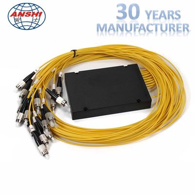 Ftth Cassette Type อุปกรณ์เสริมไฟเบอร์ออปติก Splitter Plc 1x16